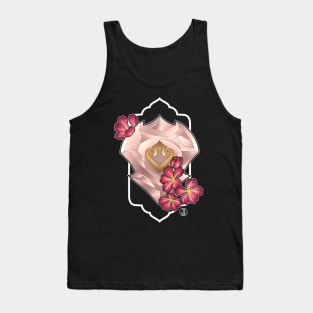 Dancer from FF14 Job Crystal with Flowers T-Shirt Tank Top